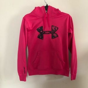 XS Hot pink under armour sweatshirt
